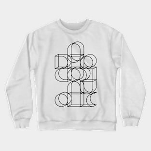 Random Geometric Pattern 1 Crewneck Sweatshirt